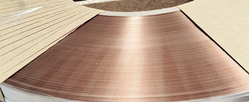 Nova remessa de tira de cobre e bronze CuSn6